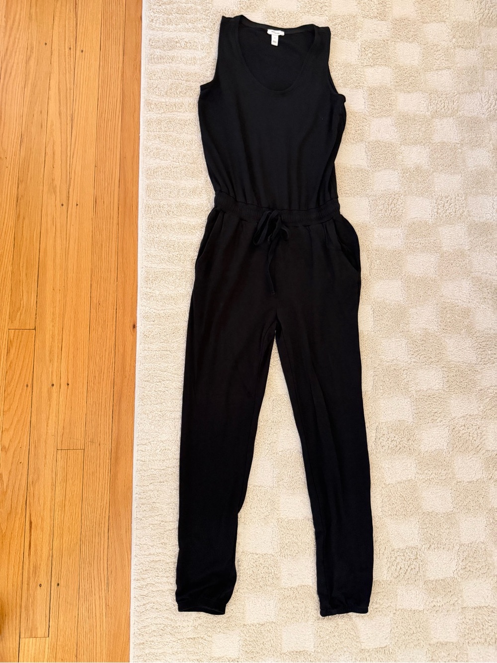 Women's Black Sleeveless Jumpsuit